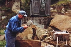 Alfons Nett bei der Arbeit