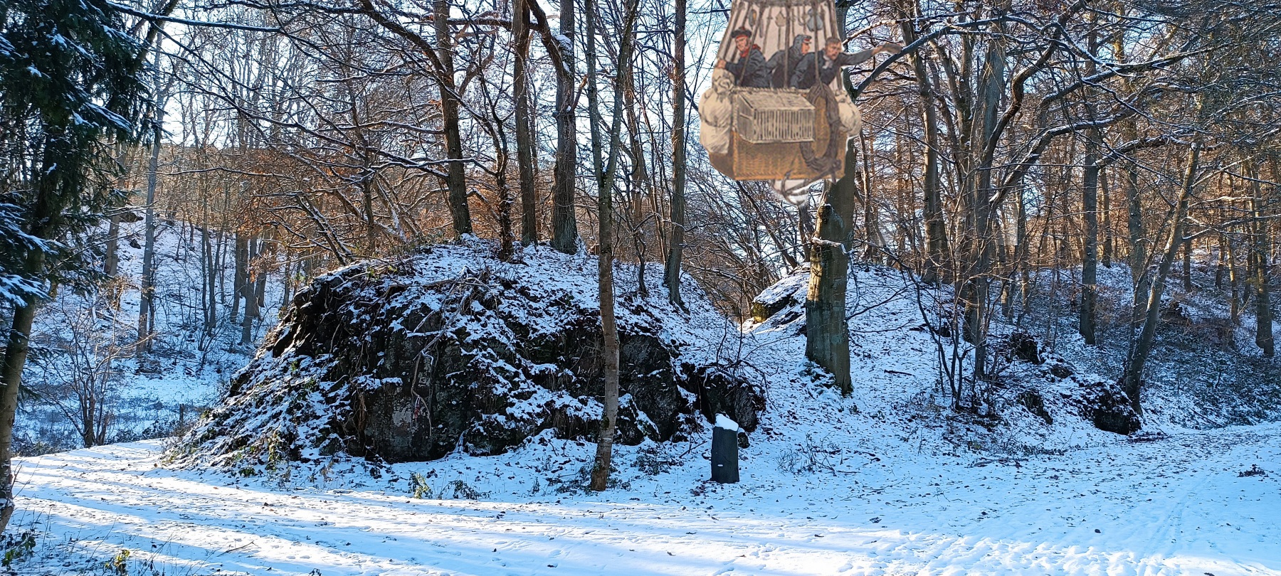 Ansicht Mitte mit Ballon